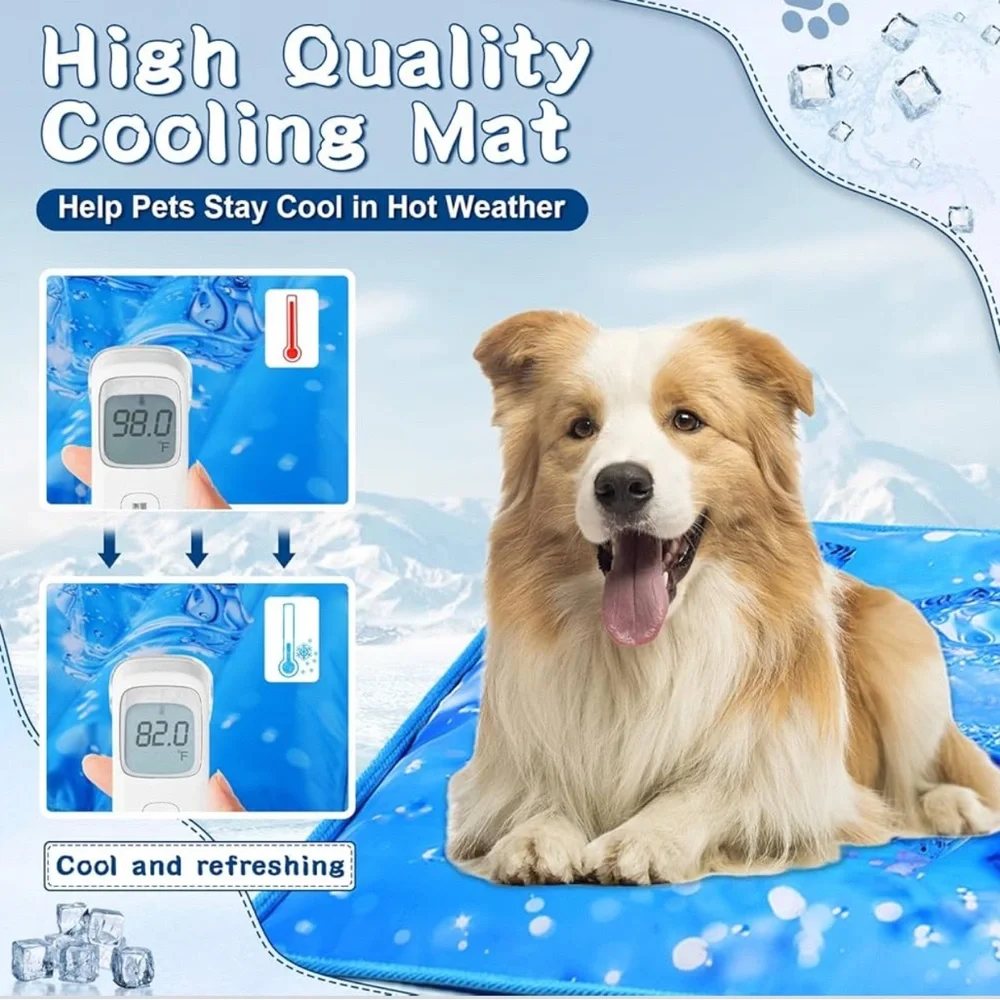 NEW Washable and Portable Cooling Dog Mat for Pet Less Than 30lbs